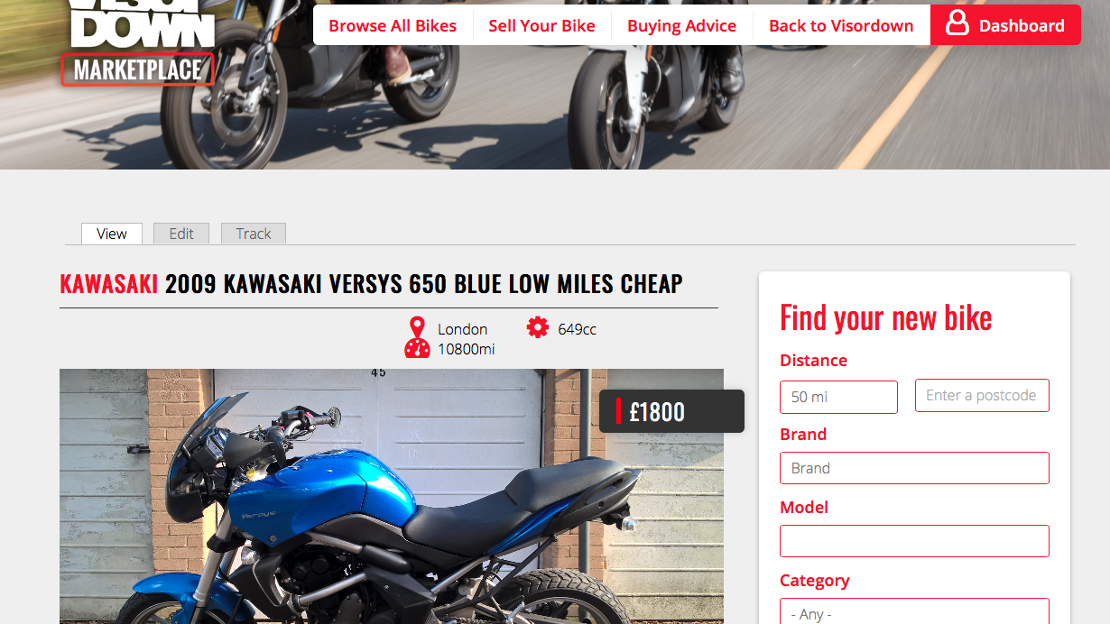 Kawasaki Versys from Visordown Marketplace